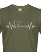 Pánské tričko pre zubných lekárov pulz