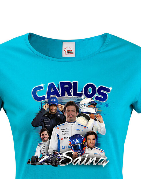 Dámské tričko F1 - Carlos Sainz