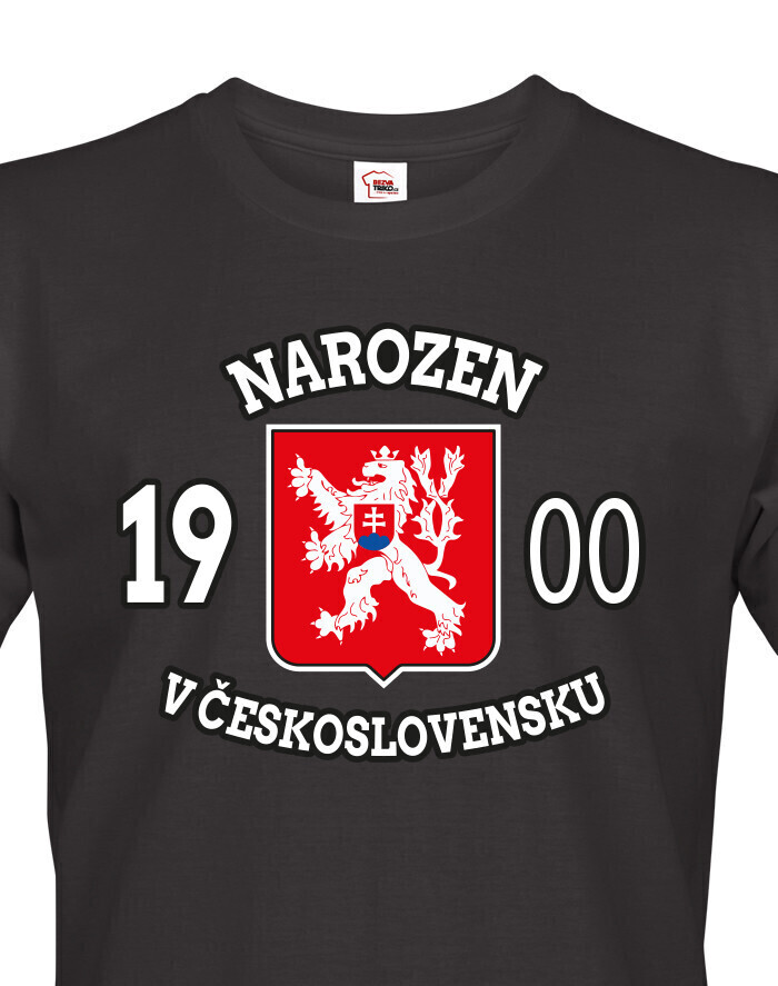 Pánske tričko Narodený v Československu