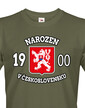 Pánske tričko Narodený v Československu