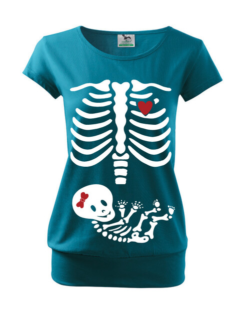 Tehotenské tričko Kostřička dievčatko