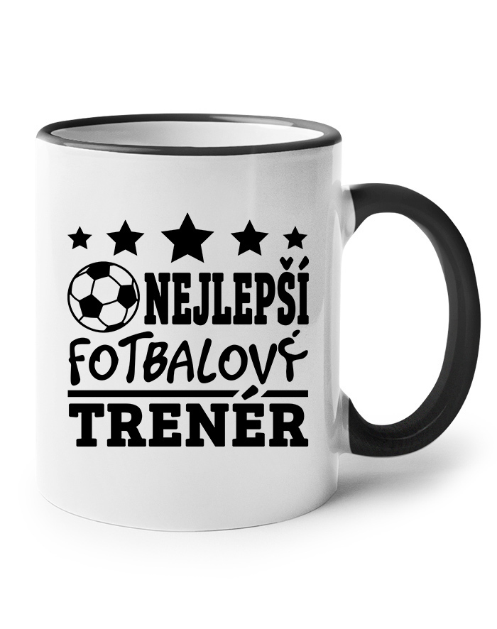 Keramický hrnček najlepší futbalový tréner