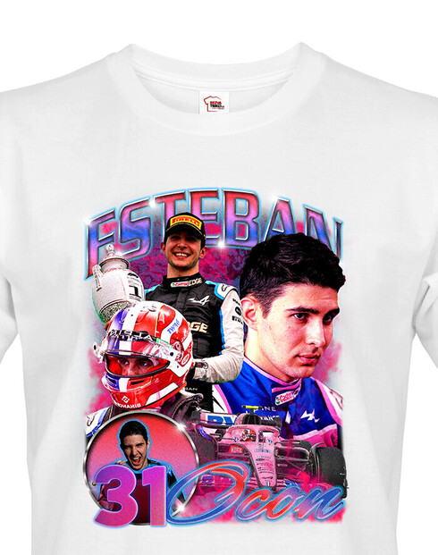 Pánské tričko F1 - Esteban Ocon
