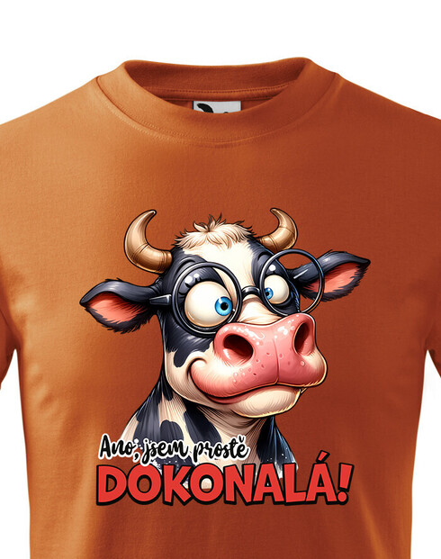 Detské tričko Krava - som proste skvelá
