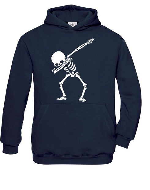 Detská mikina s potlačou kostry