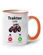 Keramický hrnček Traktor volá