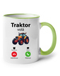 Keramický hrnček Traktor volá