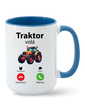 Keramický hrnček Traktor volá