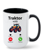 Keramický hrnček Traktor volá