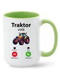 Keramický hrnček Traktor volá