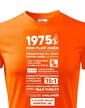 Pánské tričko narozeninové noviny 1975