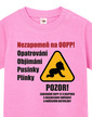 Tričko pro miminka s pravidlami starostlivosti