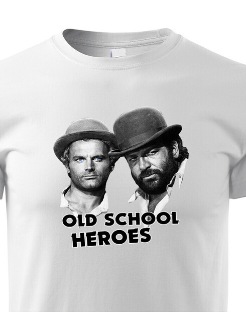 Detské tričko - Old school heroes