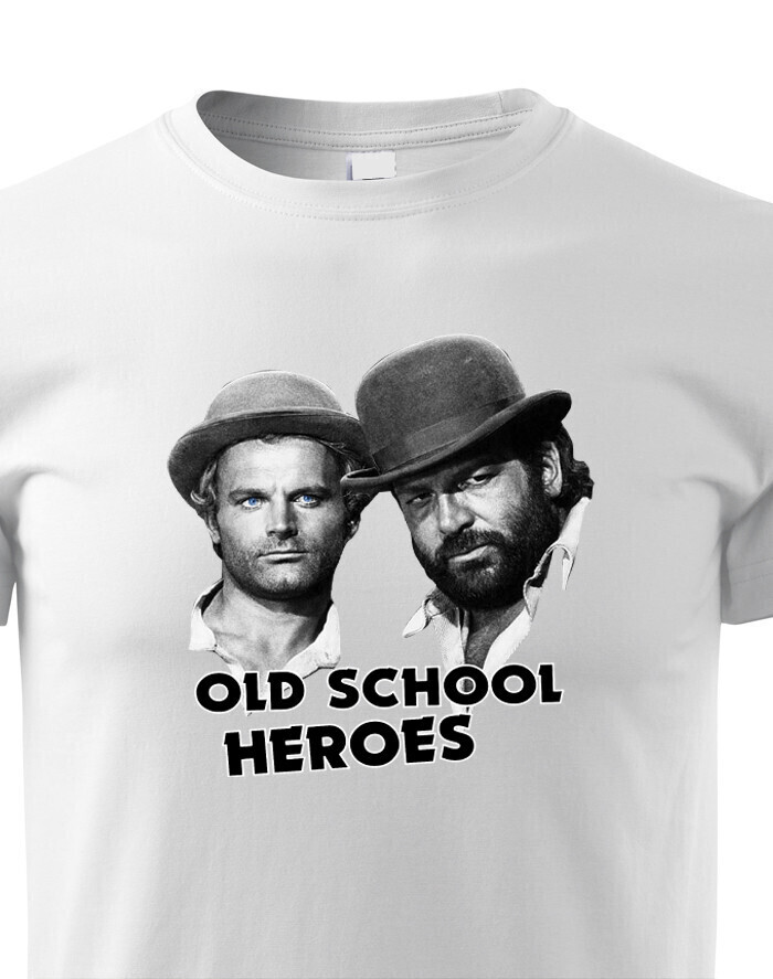 Detské tričko - Old school heroes