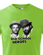 Detské tričko - Old school heroes