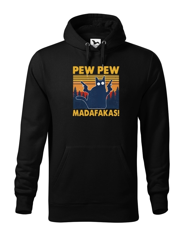 Pánská mikina - Pew Pew madafakas!