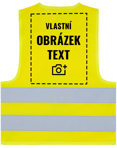 Bezpečnostní vesta dětská s vlastním potiskem