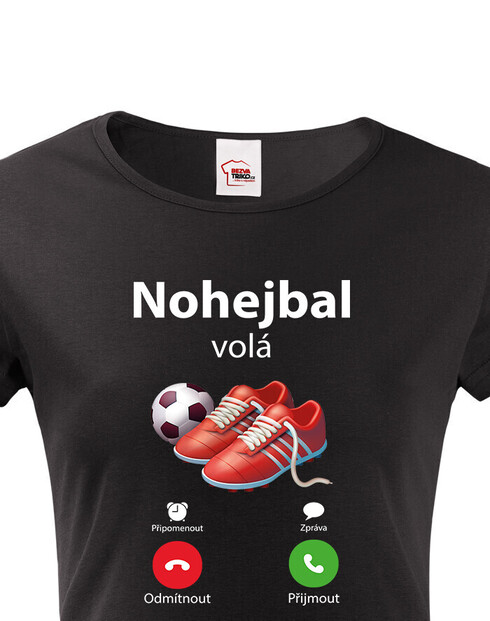 Dámske tričko Nohejbal volá