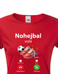 Dámske tričko Nohejbal volá