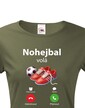 Dámske tričko Nohejbal volá