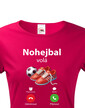 Dámske tričko Nohejbal volá