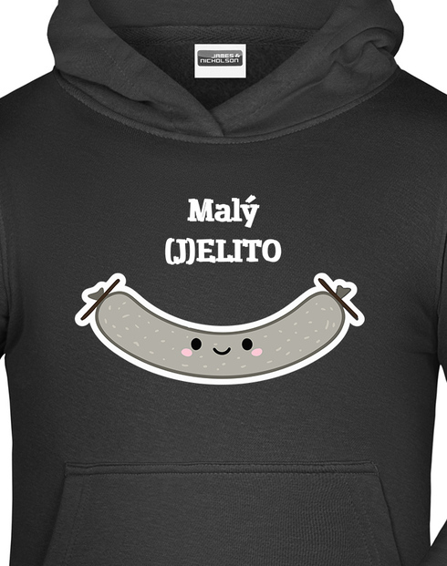 Vtipná detská mikina Malý (J)ELITO