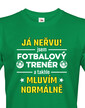 Pánske tričko pre futbalového trénera