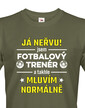 Pánske tričko pre futbalového trénera