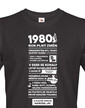 Pánské tričko narozeninové noviny 1980
