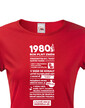 Pánské tričko narozeninové noviny 1980