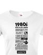 Pánské tričko narozeninové noviny 1980