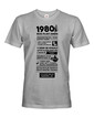 Pánské tričko narozeninové noviny 1980