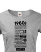 Pánské tričko narozeninové noviny 1980