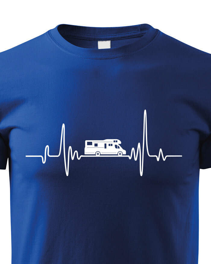 Dětské tričko Srdeční tep Karavan