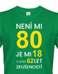 Pánské tričko k 80. narodeninám