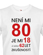 Pánské tričko k 80. narodeninám