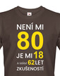 Pánské tričko k 80. narodeninám