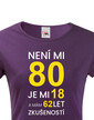 Dámske tričko k 80. narodeninám