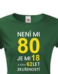 Dámske tričko k 80. narodeninám