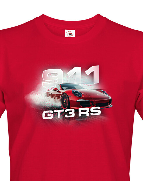 Pánské tričko Porsche 911 GT3 RS red