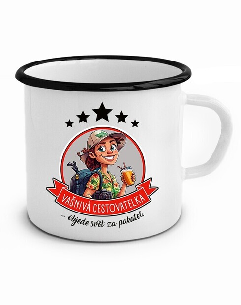 Plecháček Vášnivá cestovatelka, objede svět za pakatel