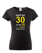 Dámske tričko k 30. narodeninám