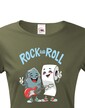 Dámske tričko Rock and roll