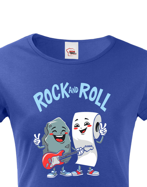 Dámske tričko Rock and roll