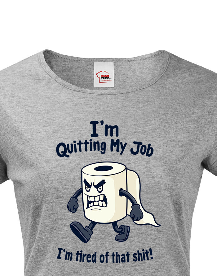 Dámske vtipné tričko s toaletným papierom