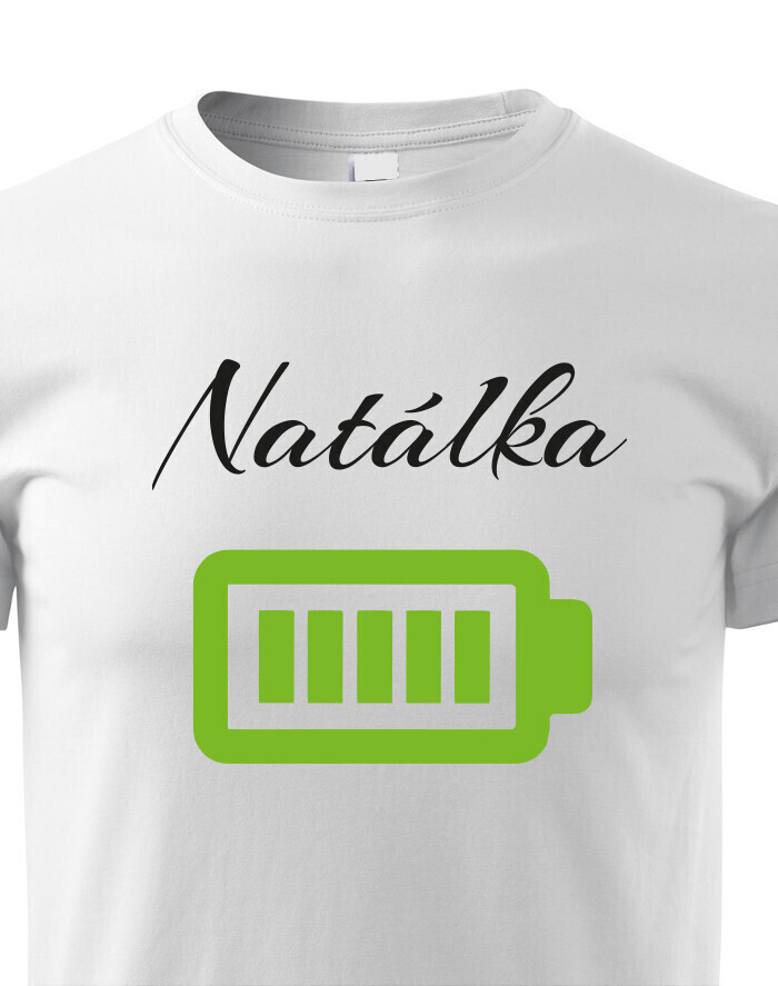 Dětské tričko Nabité baterky