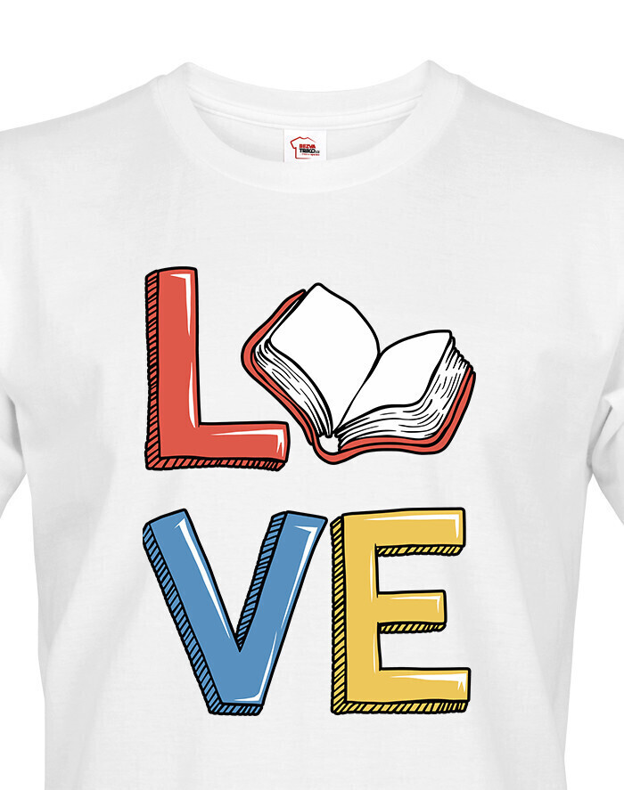 Pánske tričko pre milovníkov kníh