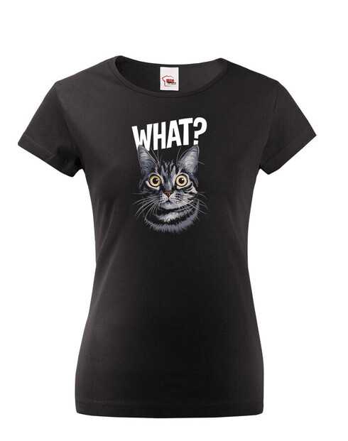 Dámske tričko What suprised cat
