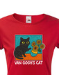 Dámske tričko Van Gogh´s Cat
