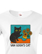 Dámske tričko Van Gogh´s Cat